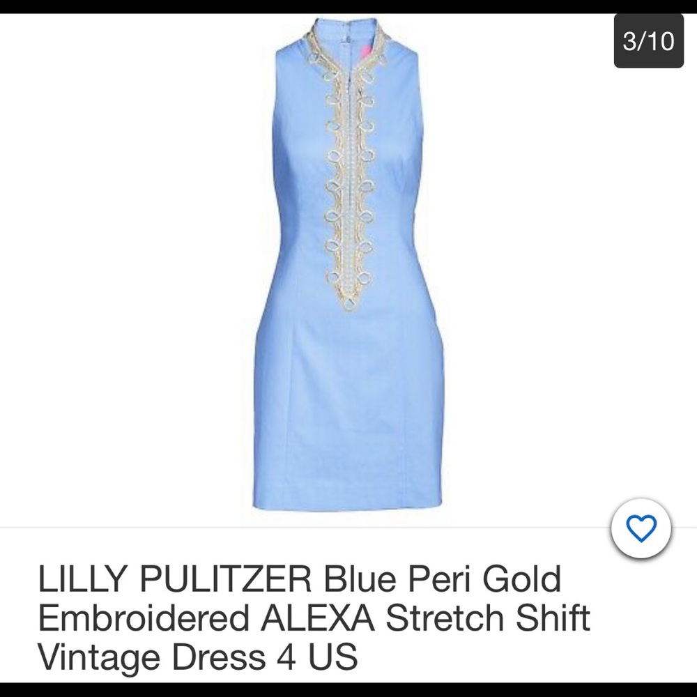 Lilly Pulitzer Alexa stretch shift dress size 2